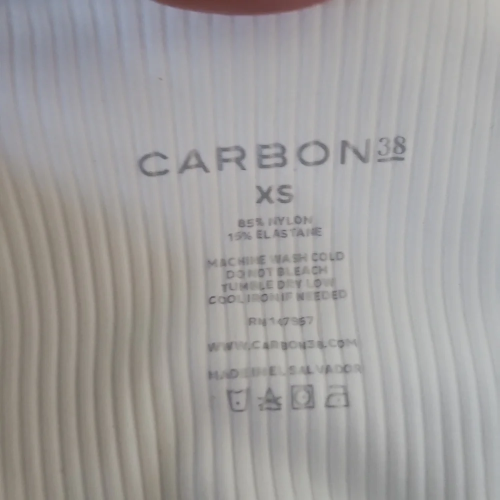 Carbon38 White Flare Boot Cut Leggings - Picture 2 of 8